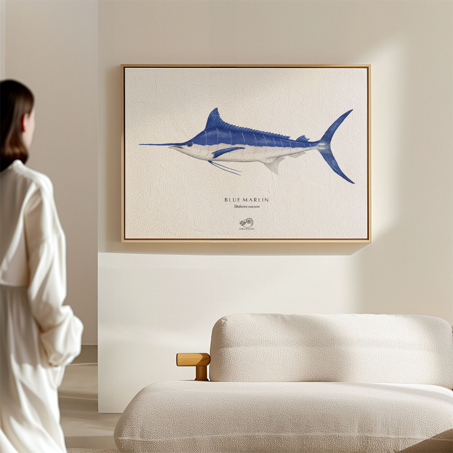 Blue Marlin Canvas Print