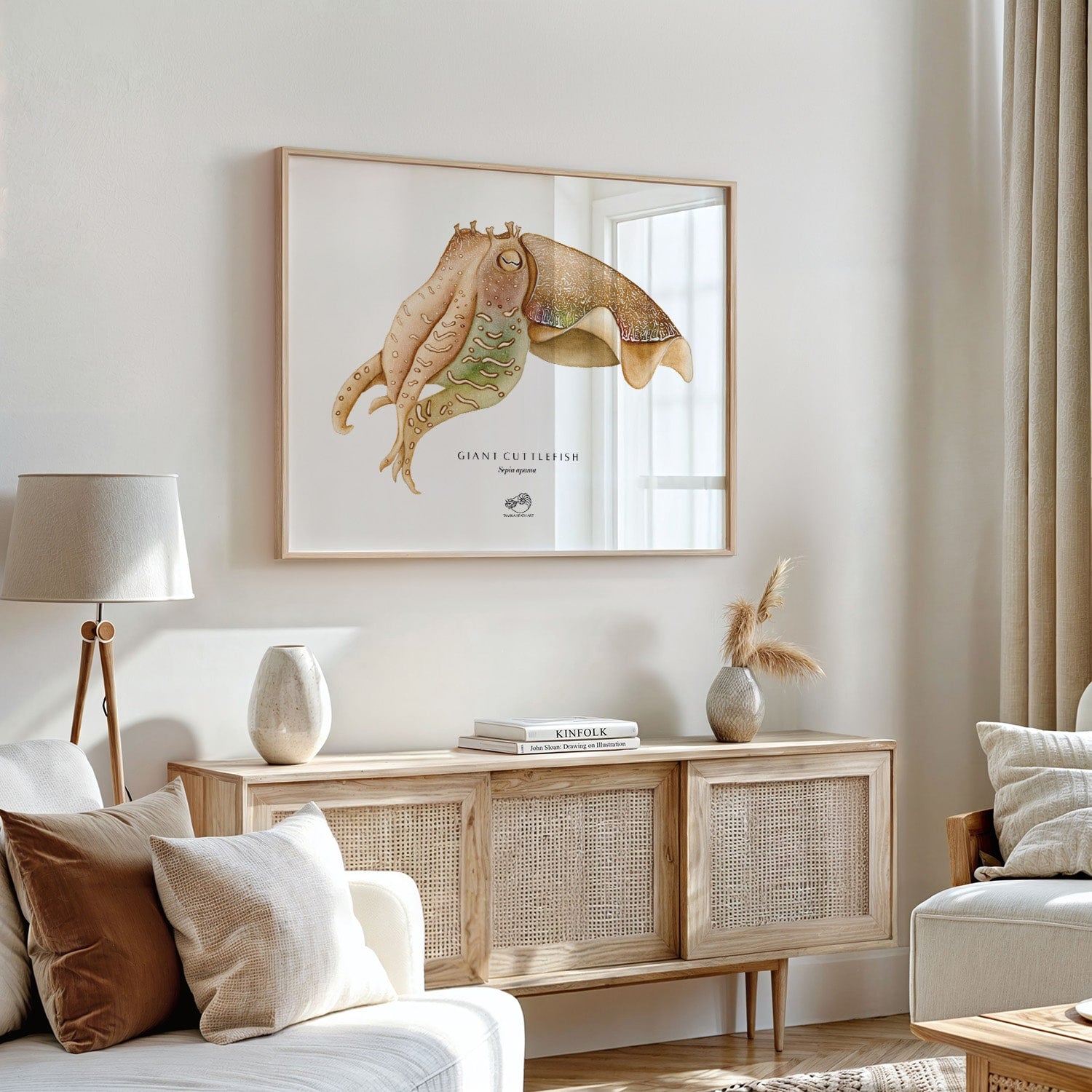 Giant Cuttlefish Art Print