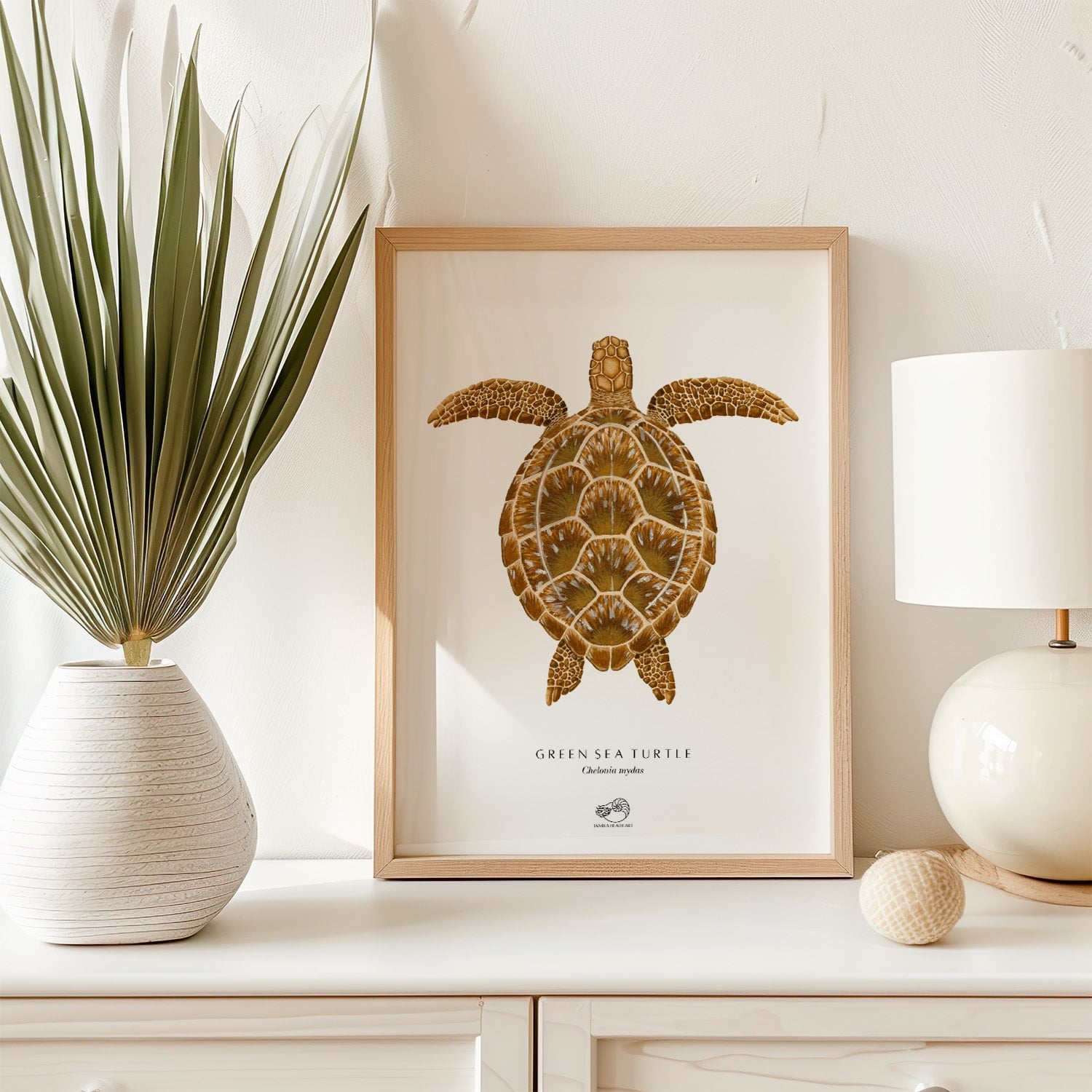 Green Sea Turtle Art Print