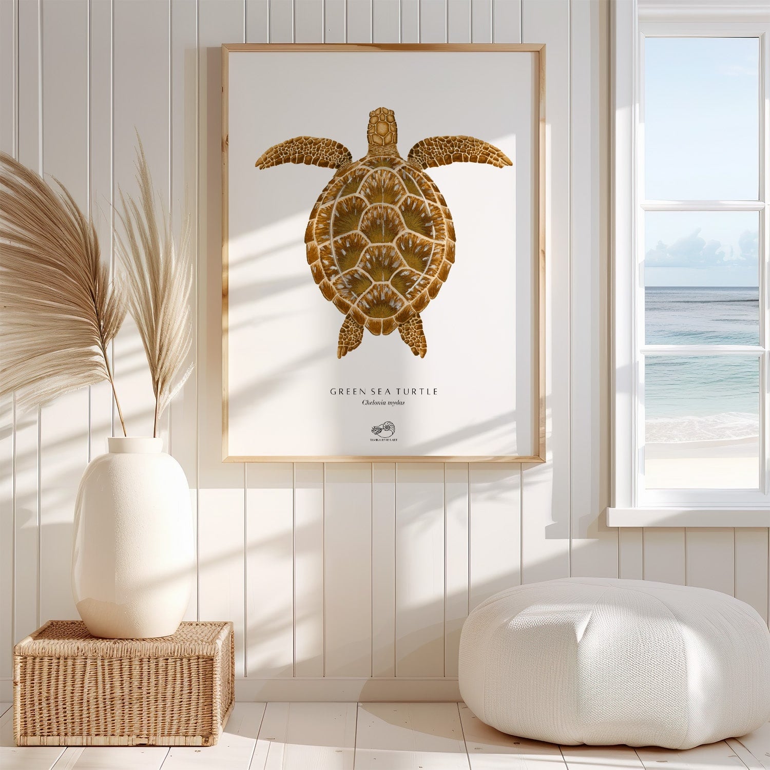 Green Sea Turtle Art Print
