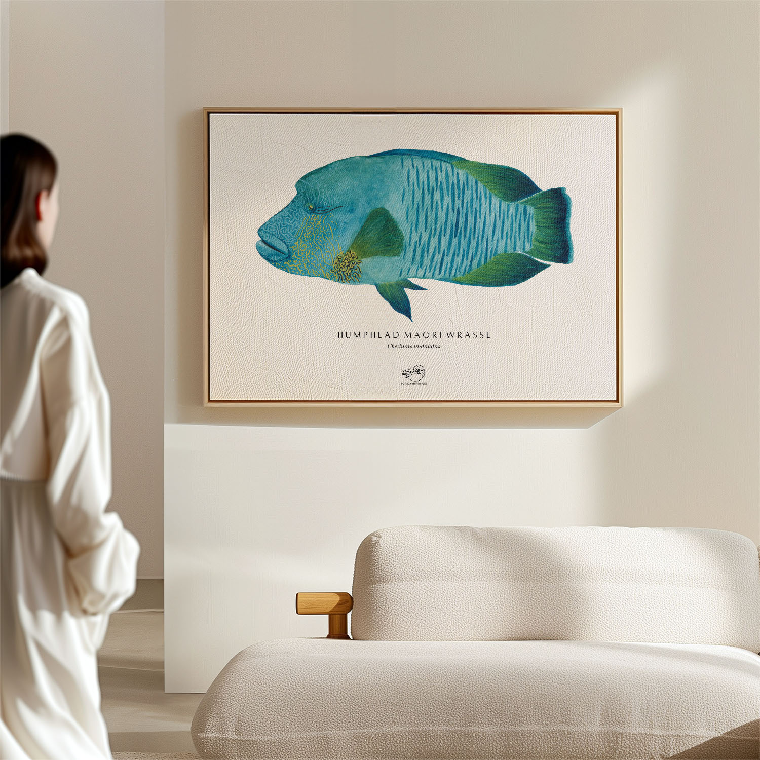 Humphead Maori Wrasse Canvas Print