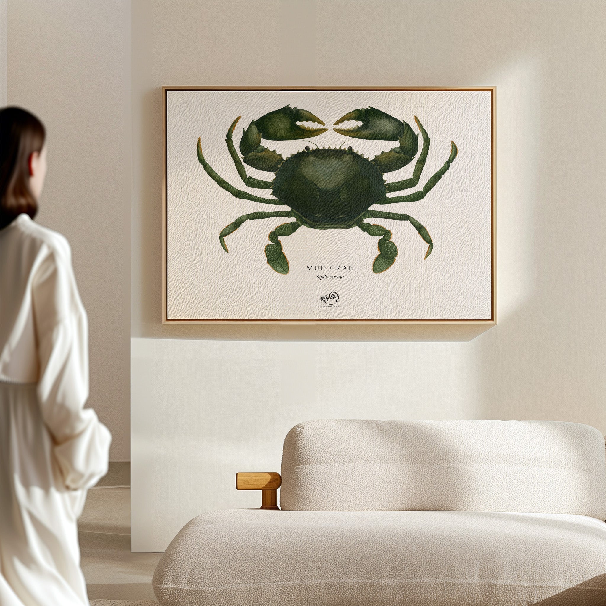 Mud Crab Canvas Print