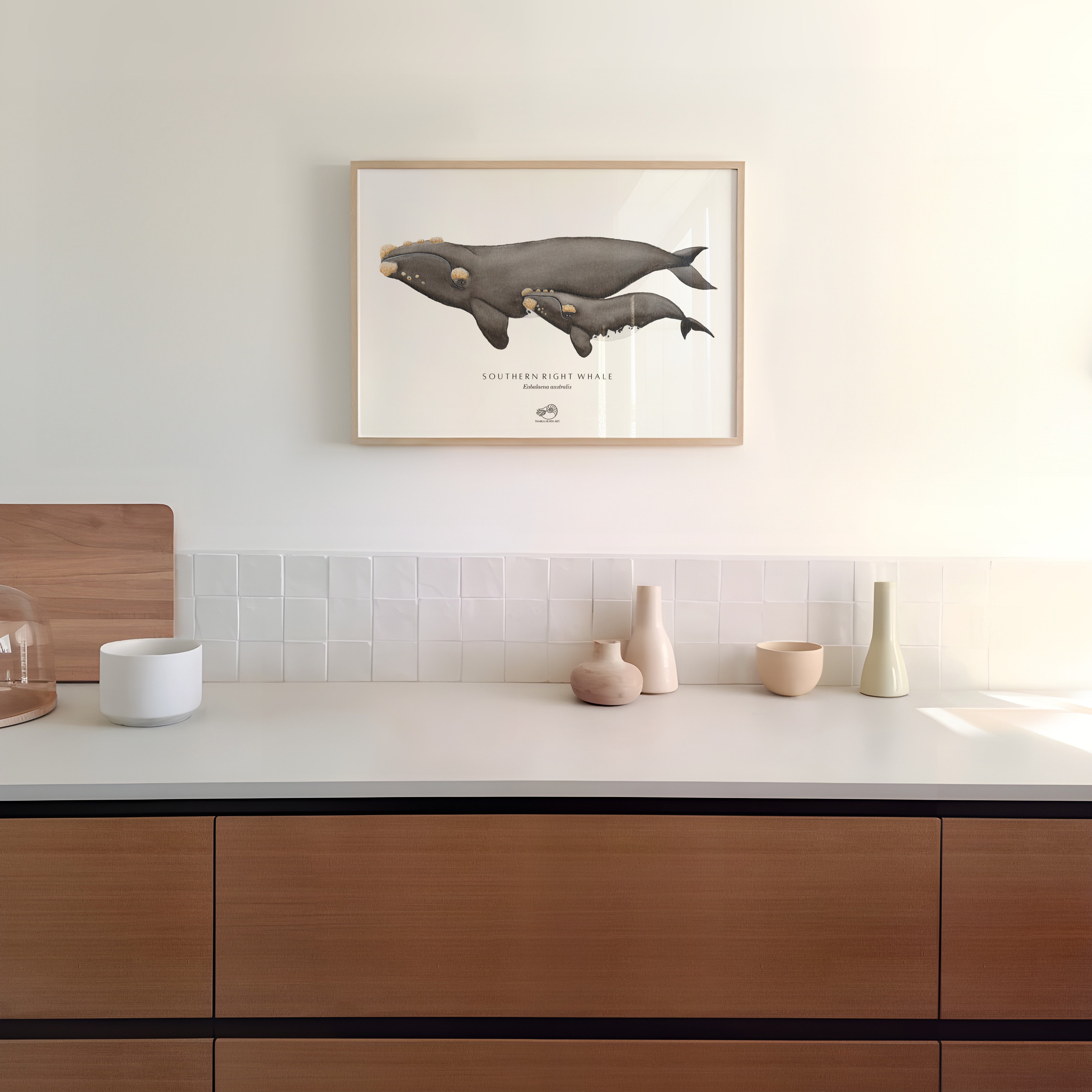 Southern Right Whale Art Print