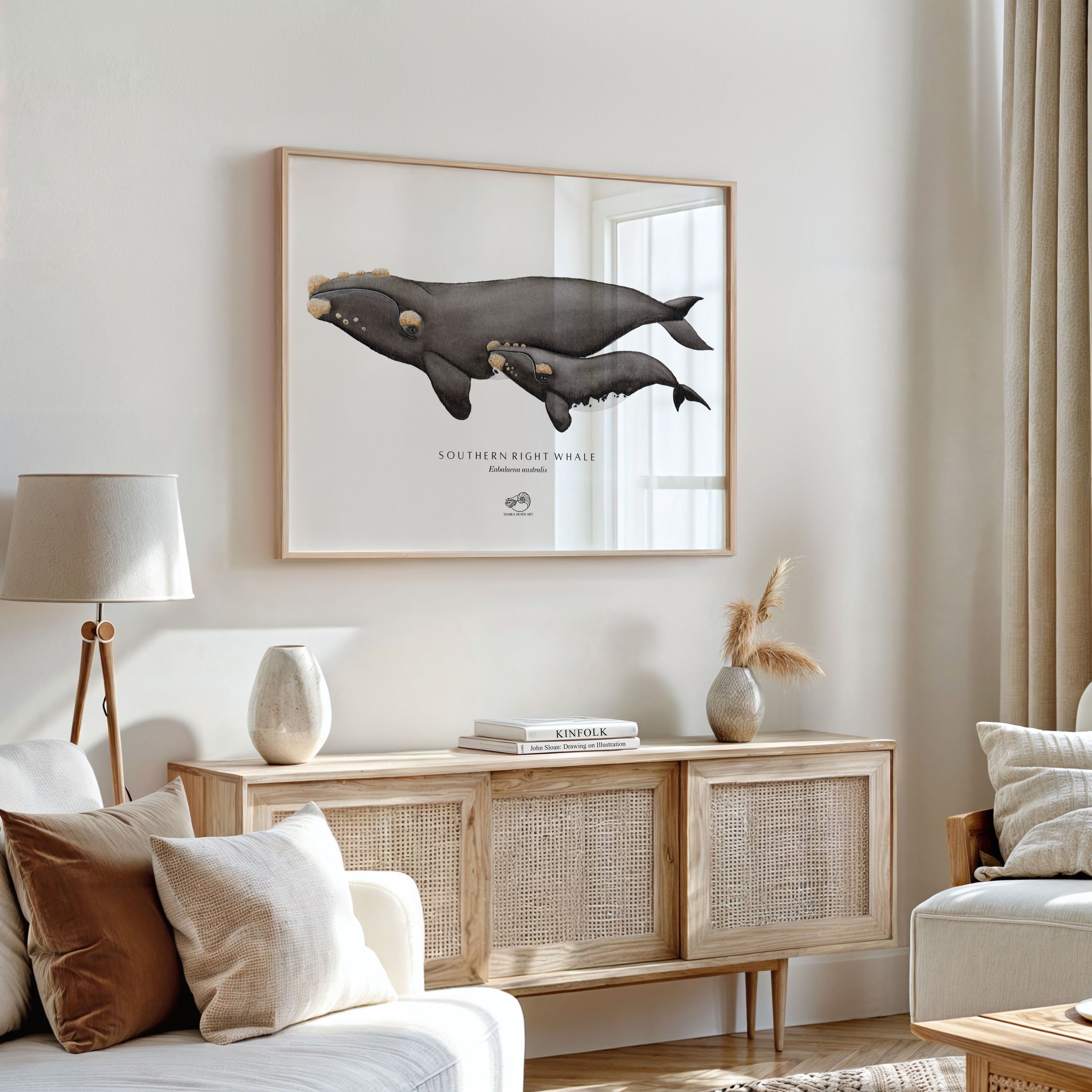 Southern Right Whale Art Print