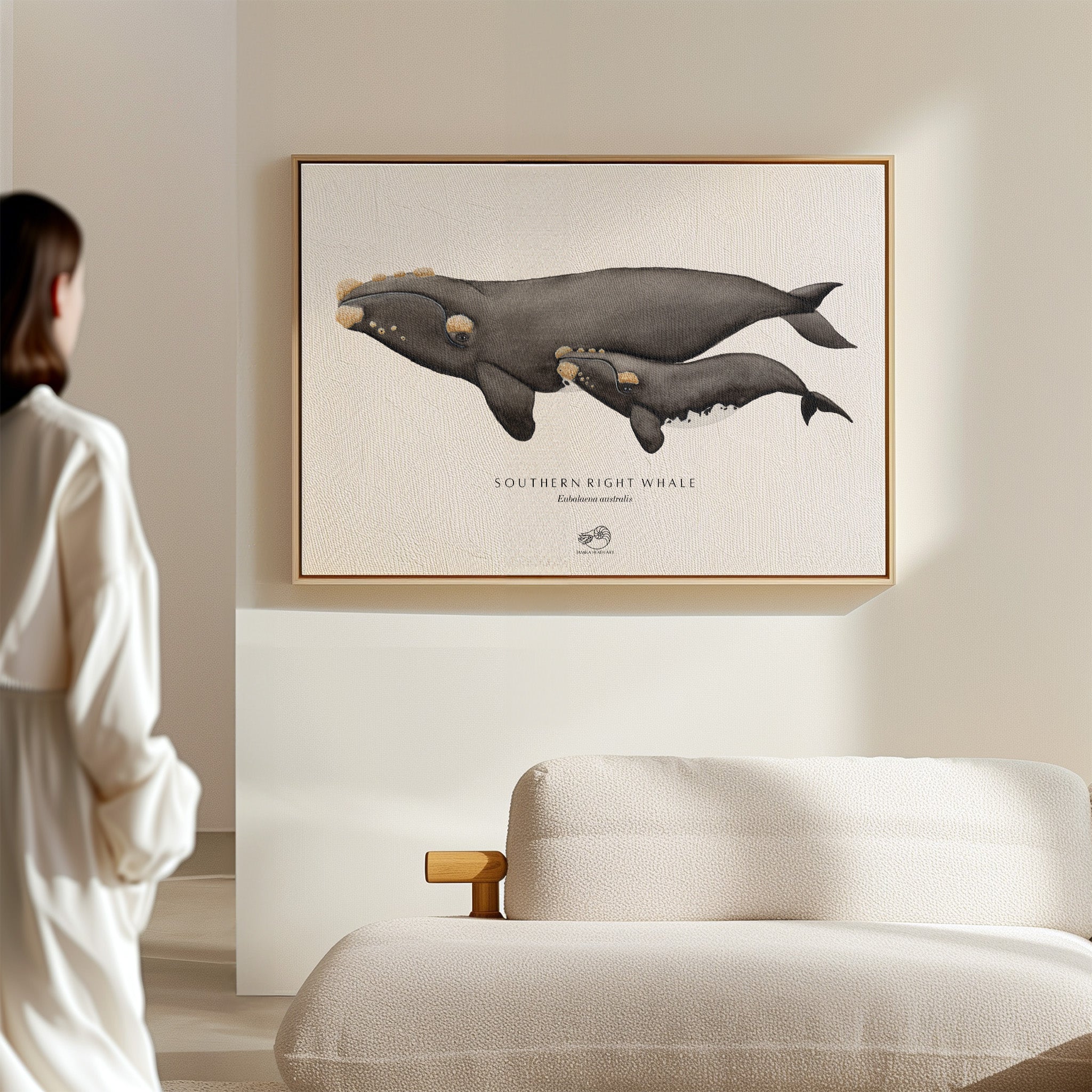 Southern Right Whale Canvas Print