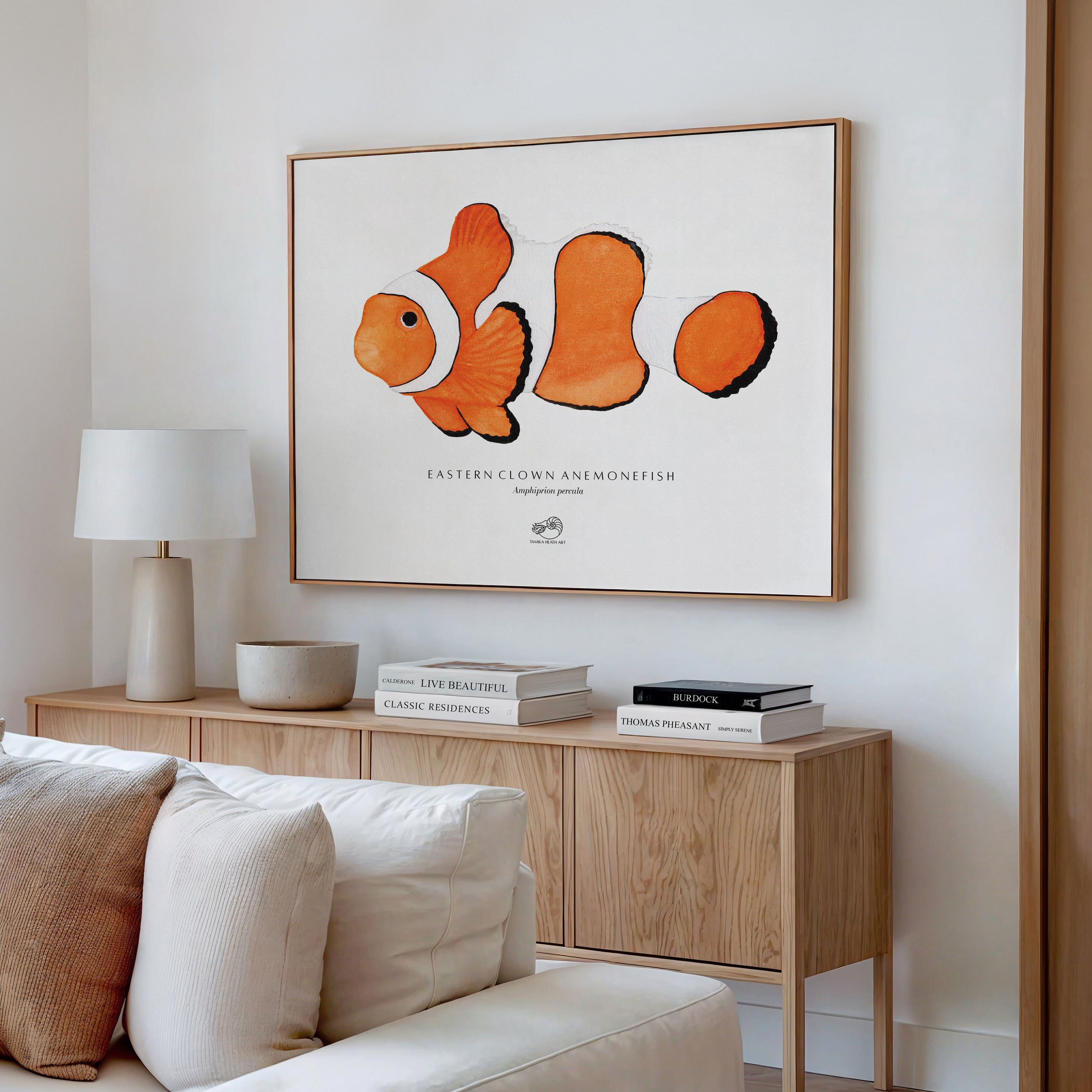 Eastern Clown Anemonefish Canvas Print