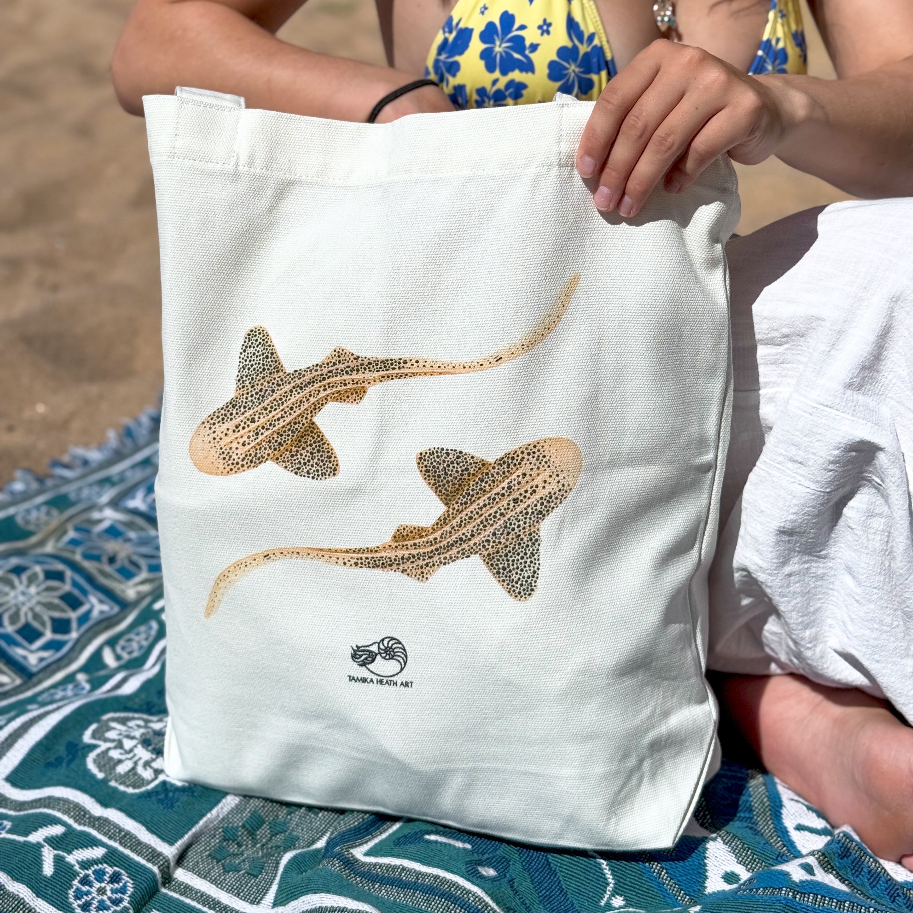 Leopard Shark Tote Bag