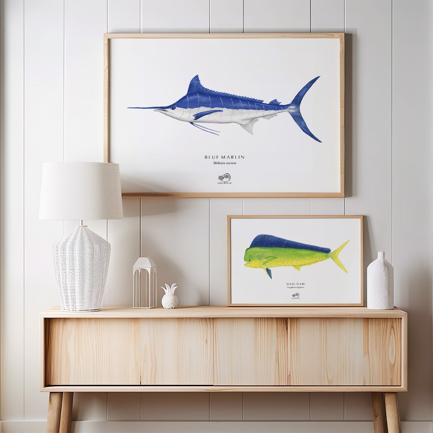 Blue Marlin Art Print