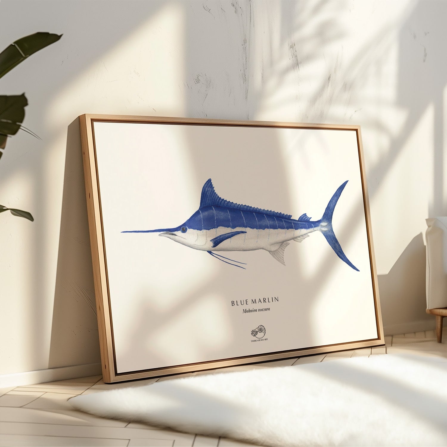 Blue Marlin Canvas Print