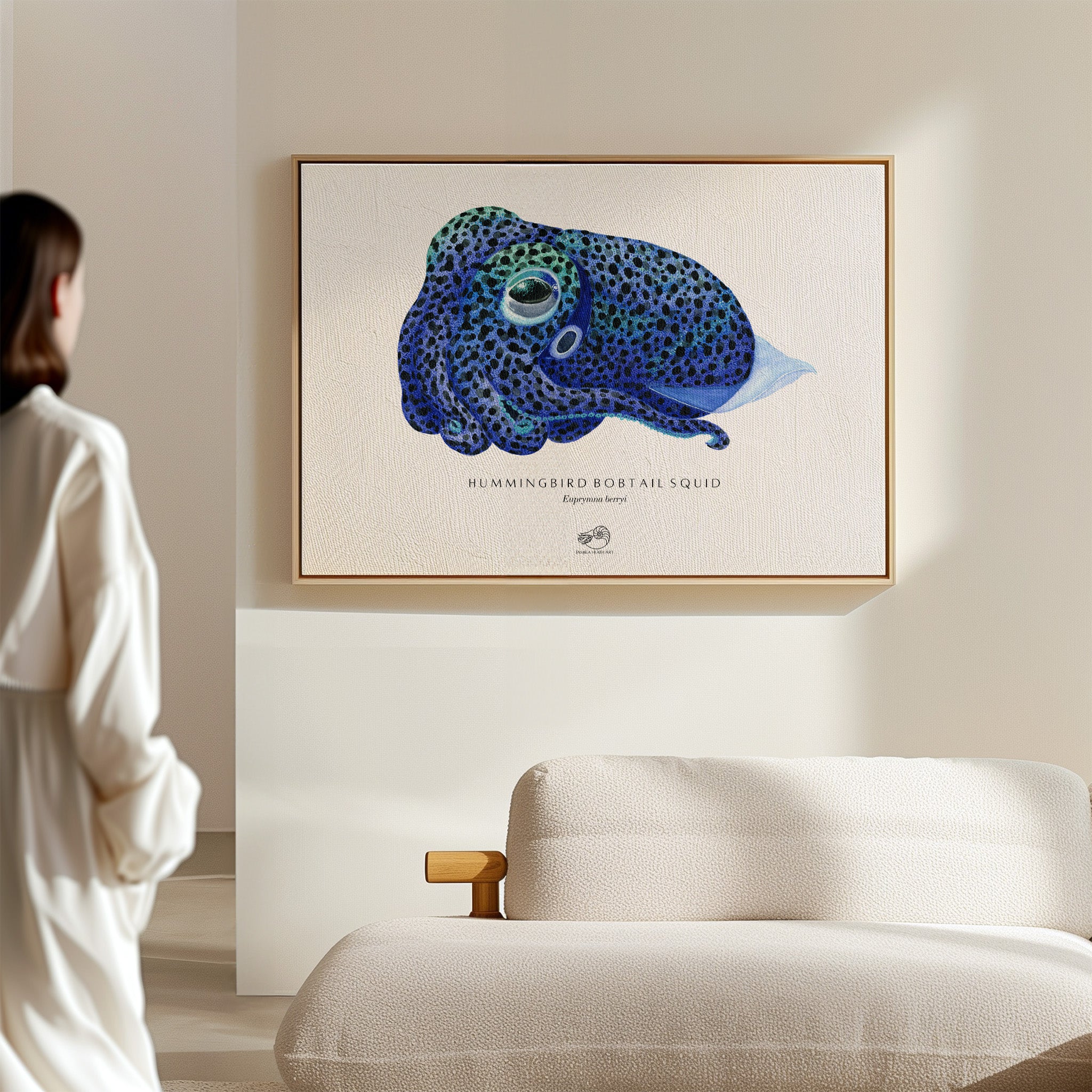 Hummingbird Bobtail Squid Canvas Print
