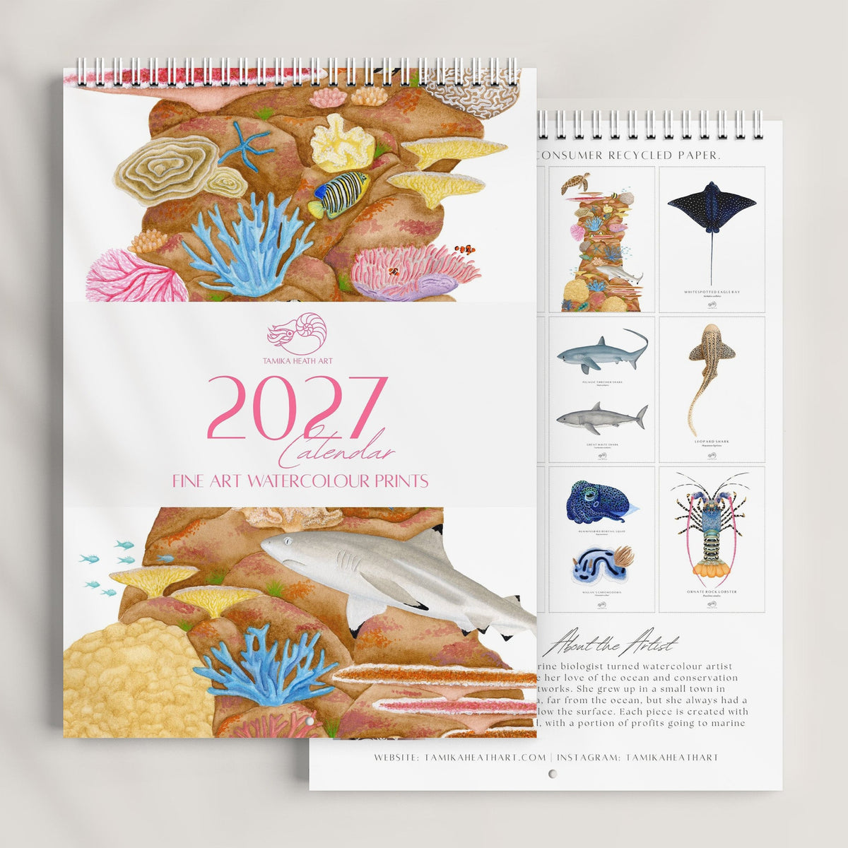 2027 A4 Fine Art Calendar