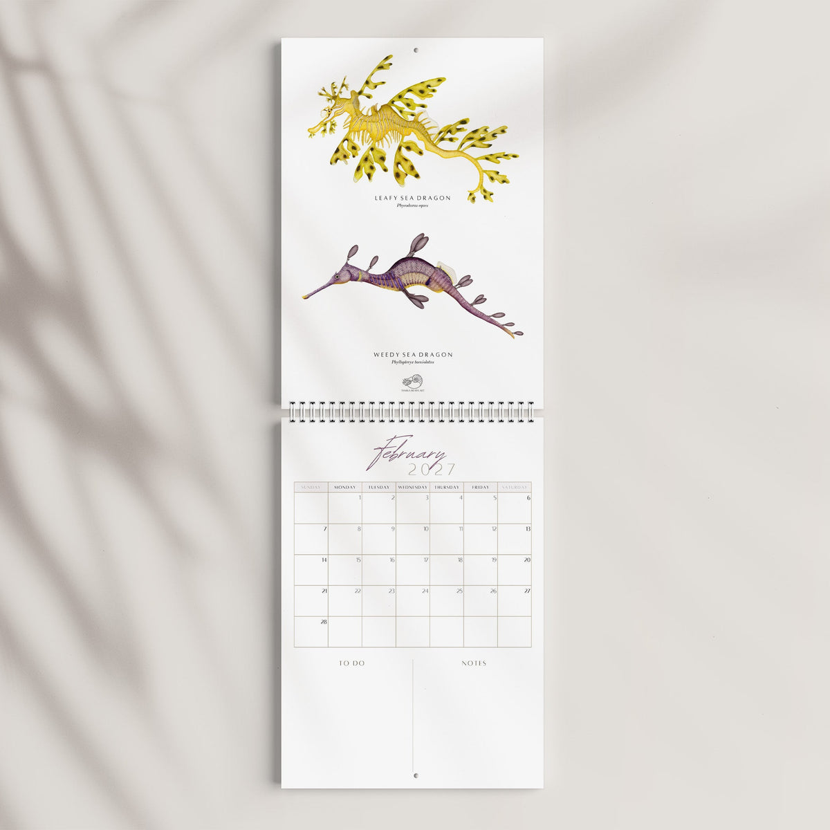 2027 A4 Fine Art Calendar
