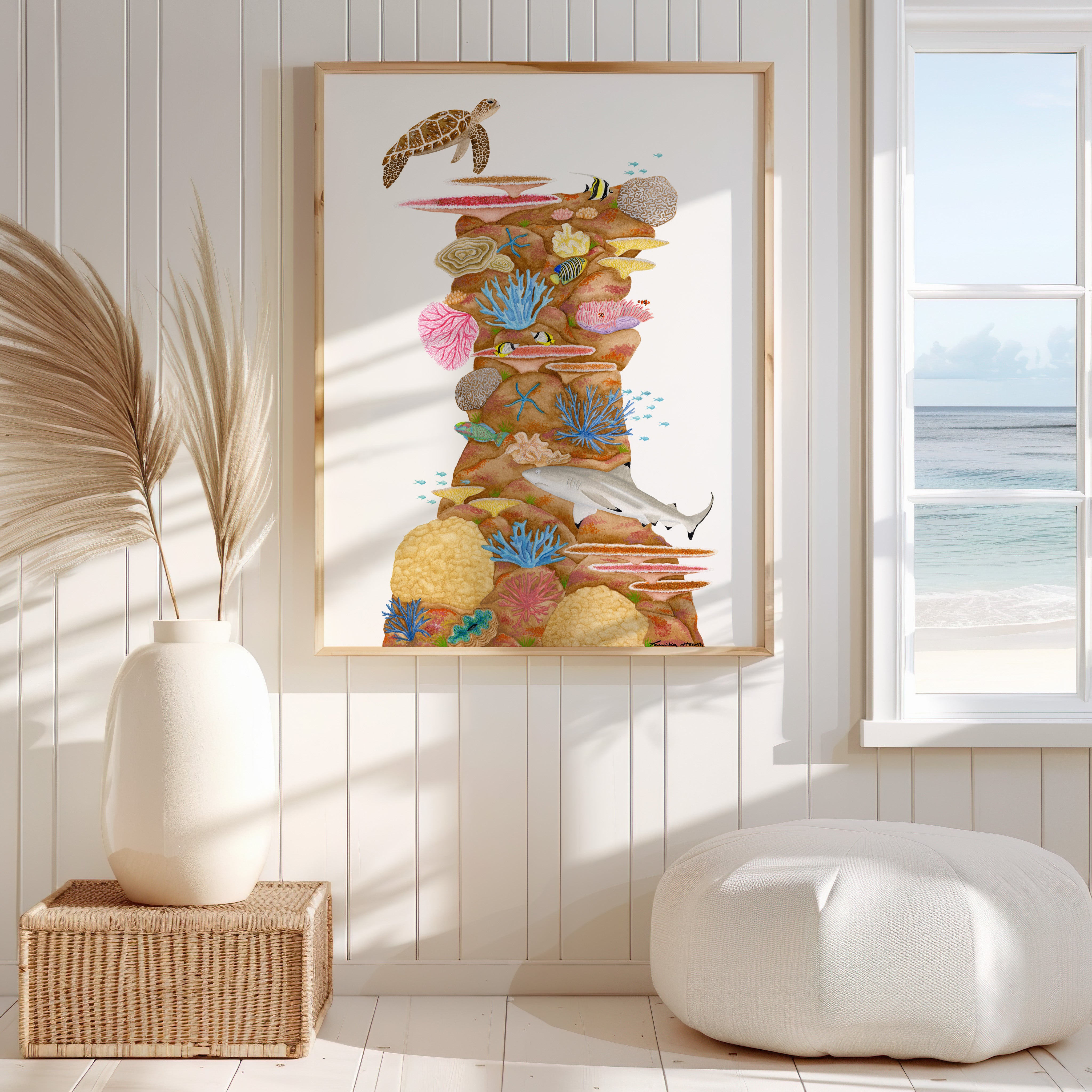 'Bommie' Art Print