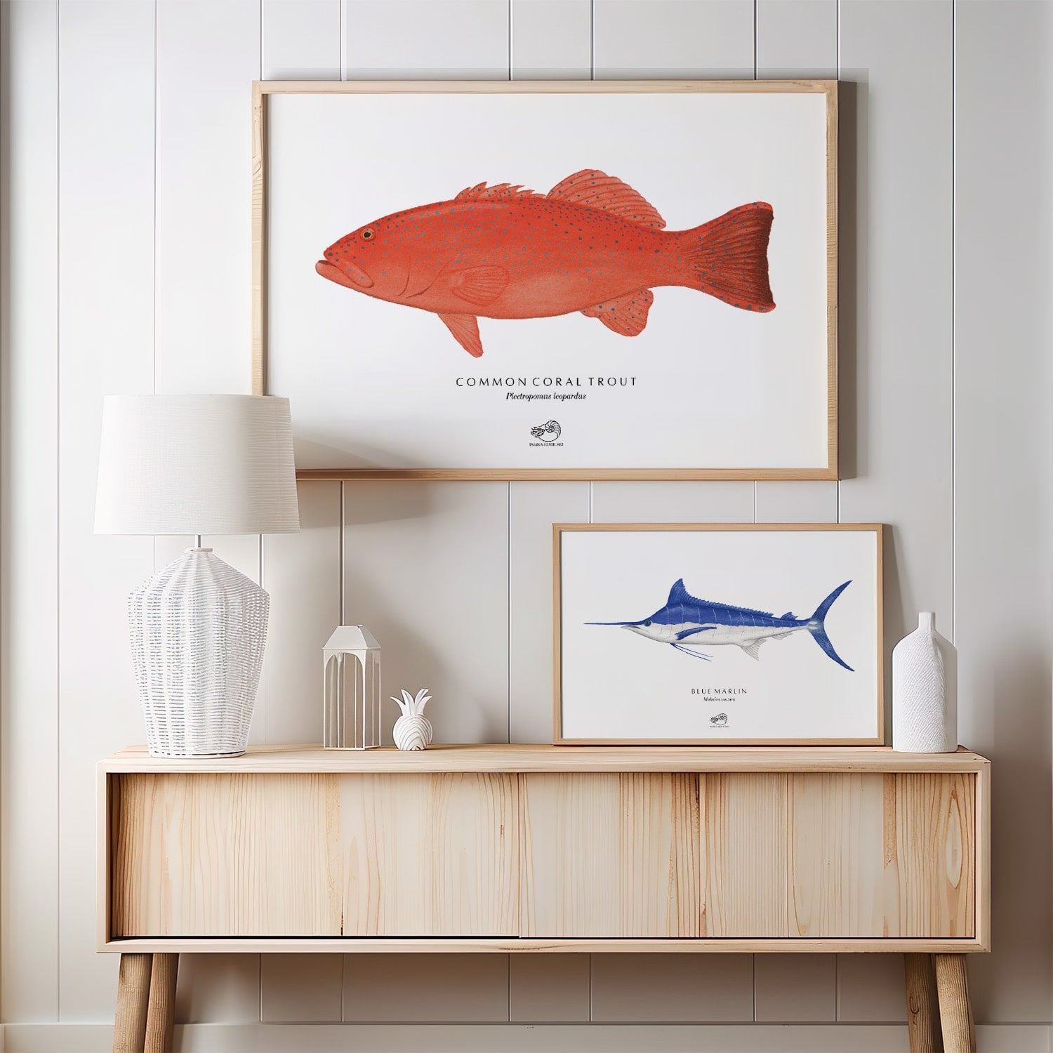 Coral Trout Art Print