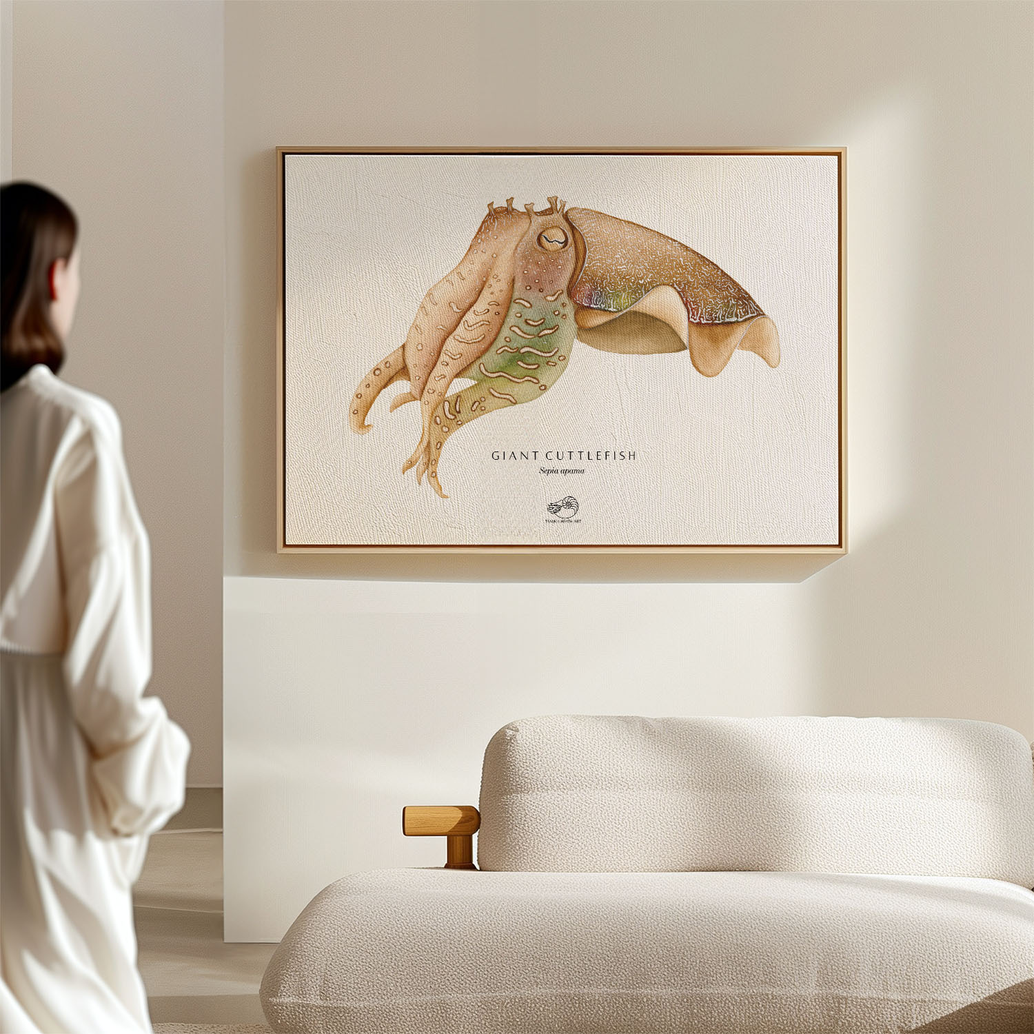 Giant Cuttlefish Canvas Print