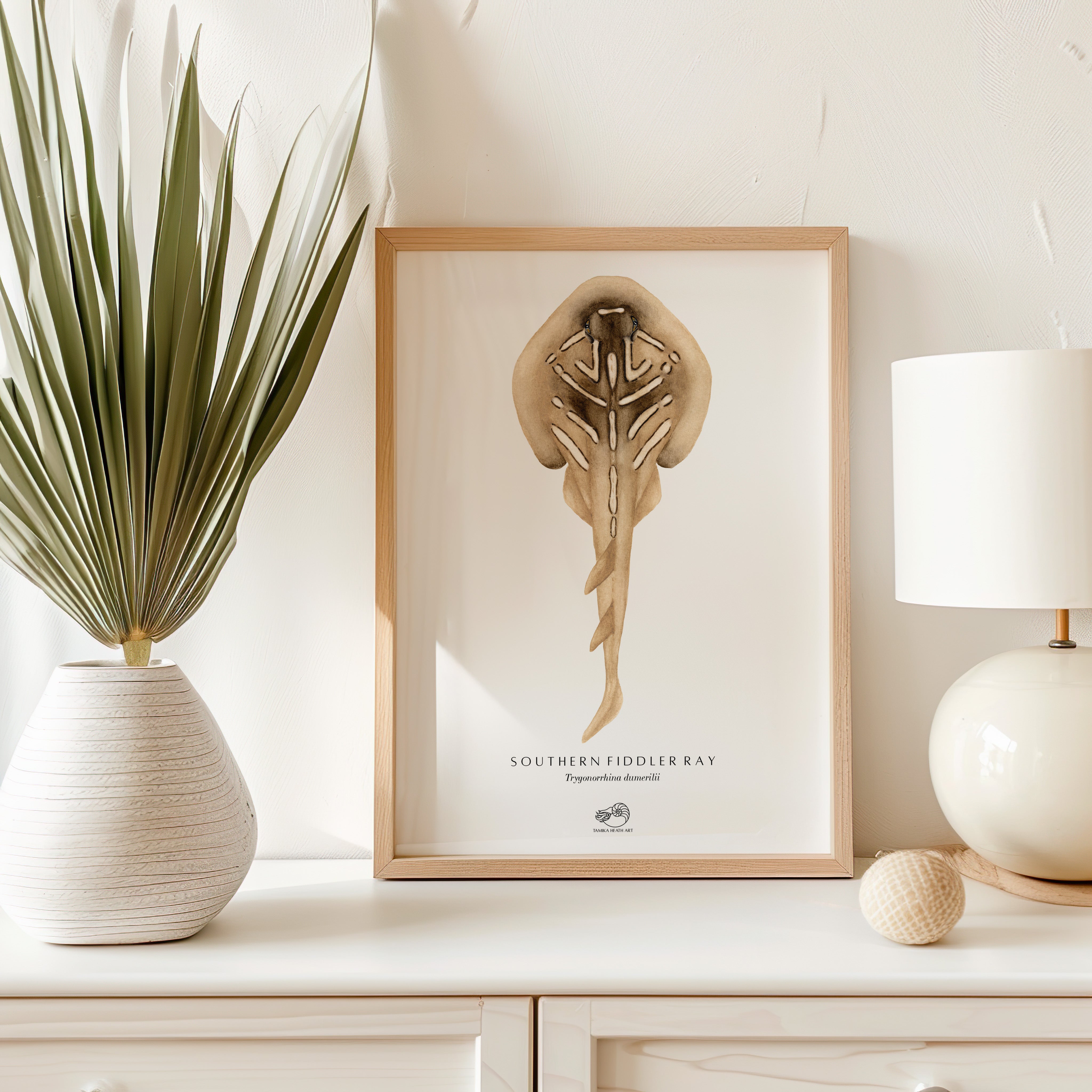 Southern Fiddler Ray Art Print