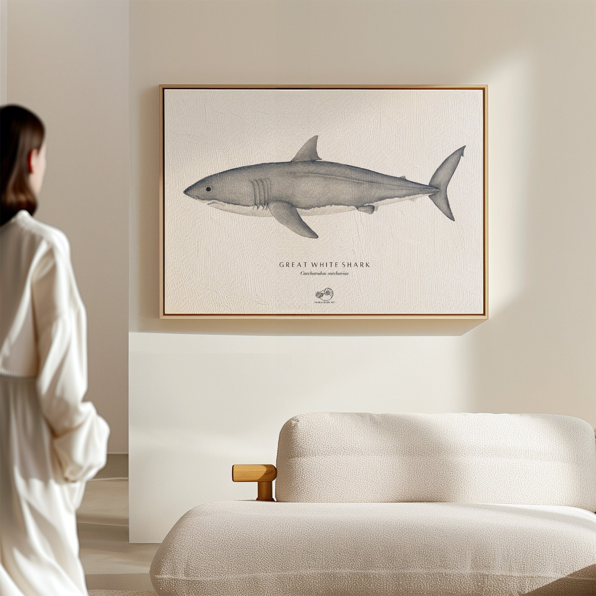 Great White Shark Canvas Print