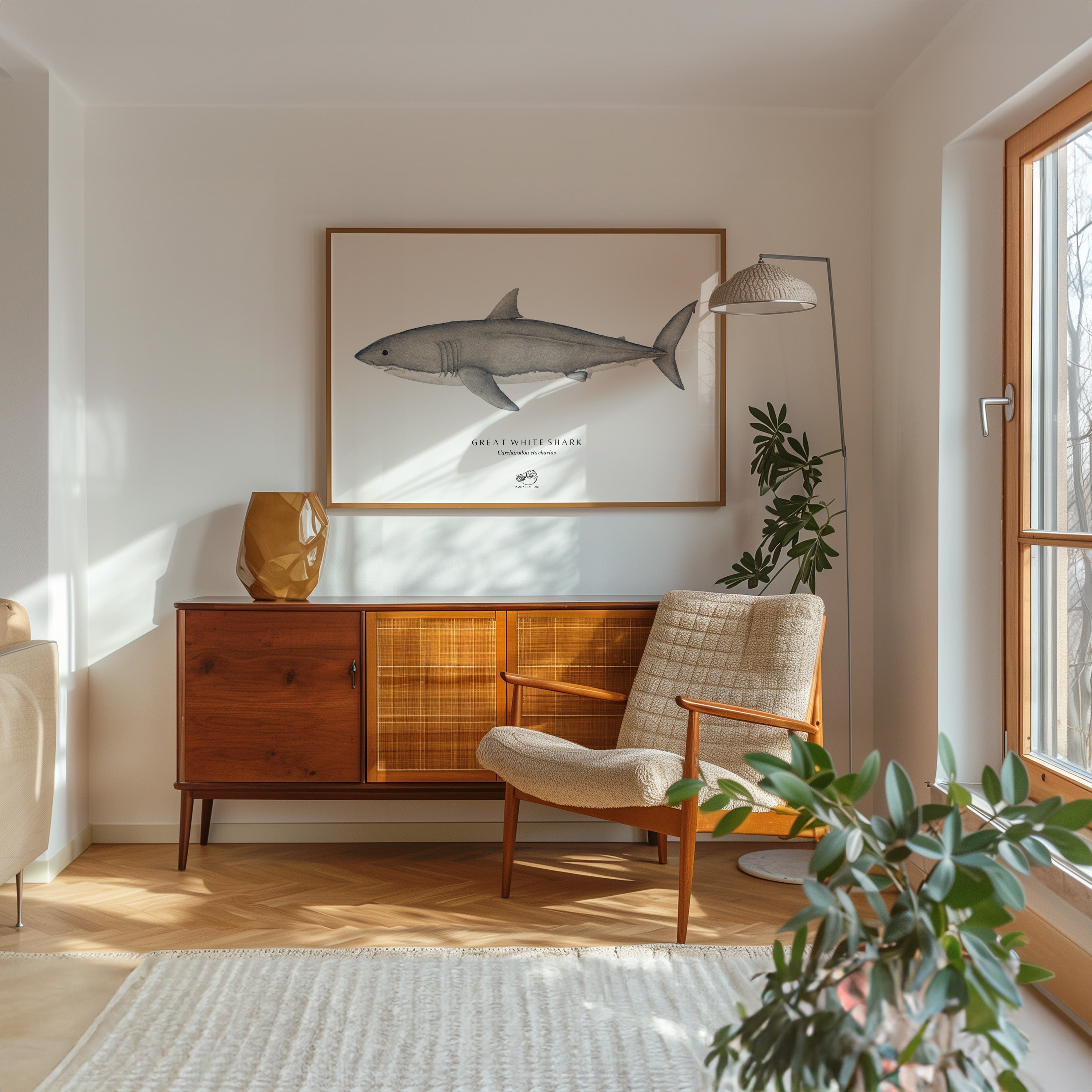 Great White Shark Art Print