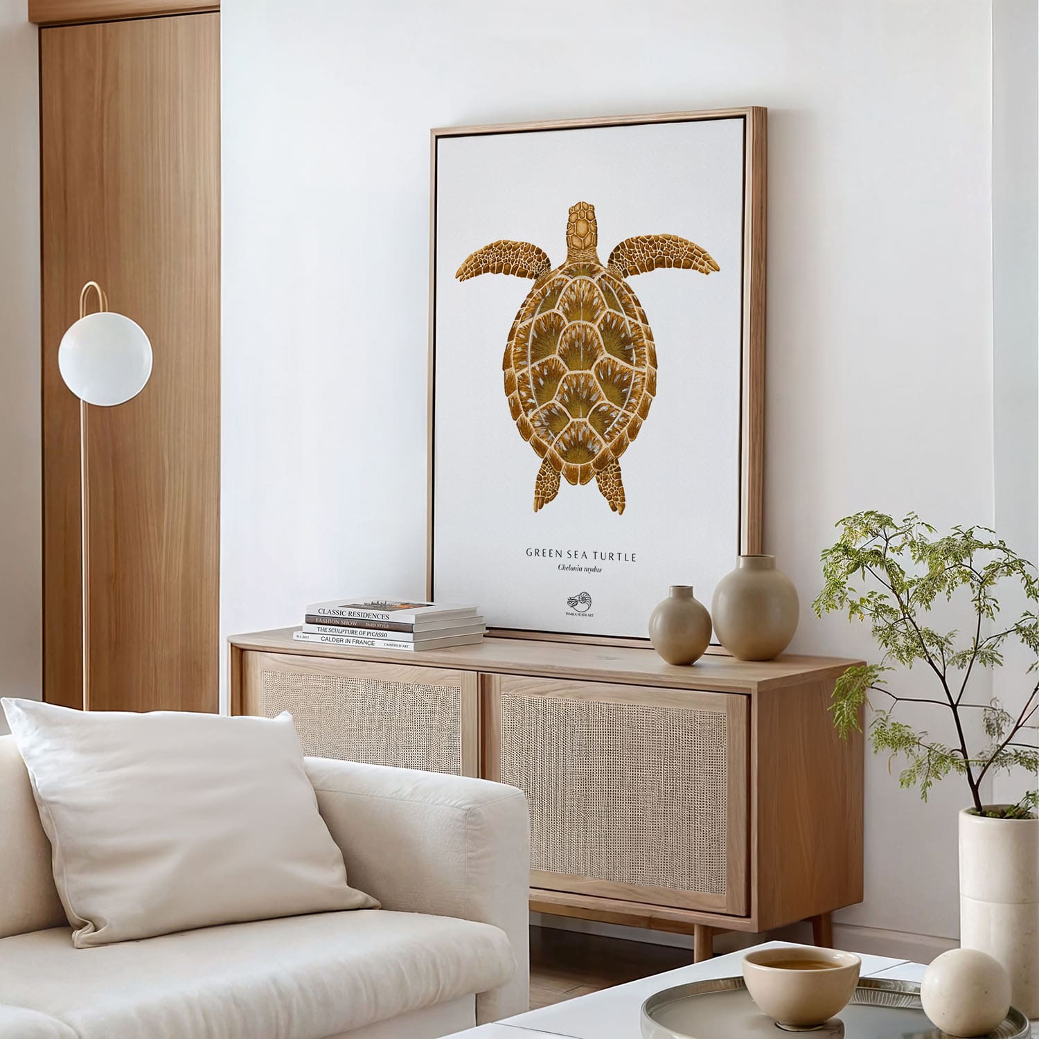 Green Sea Turtle Canvas Print