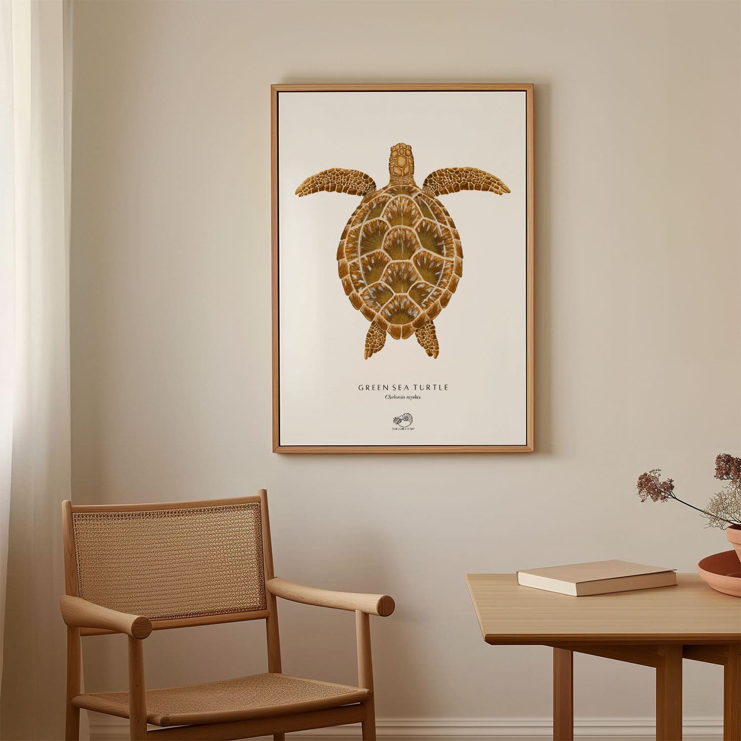 Green Sea Turtle Canvas Print