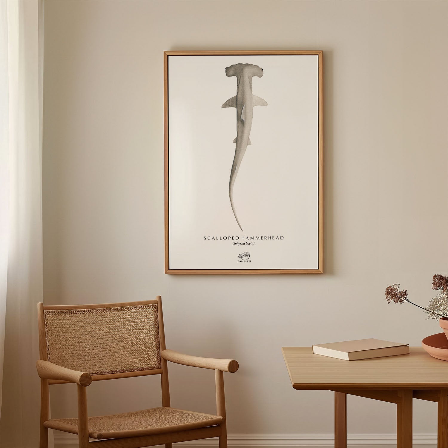 Scalloped Hammerhead Canvas Print
