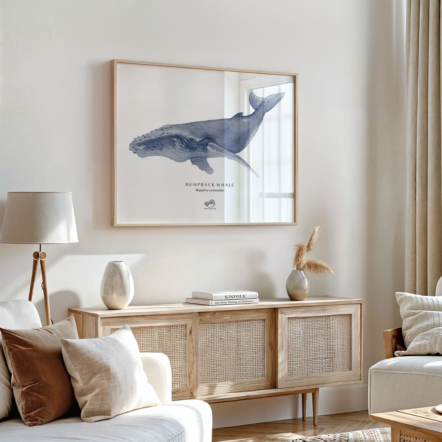 Humpback Whale Art Print