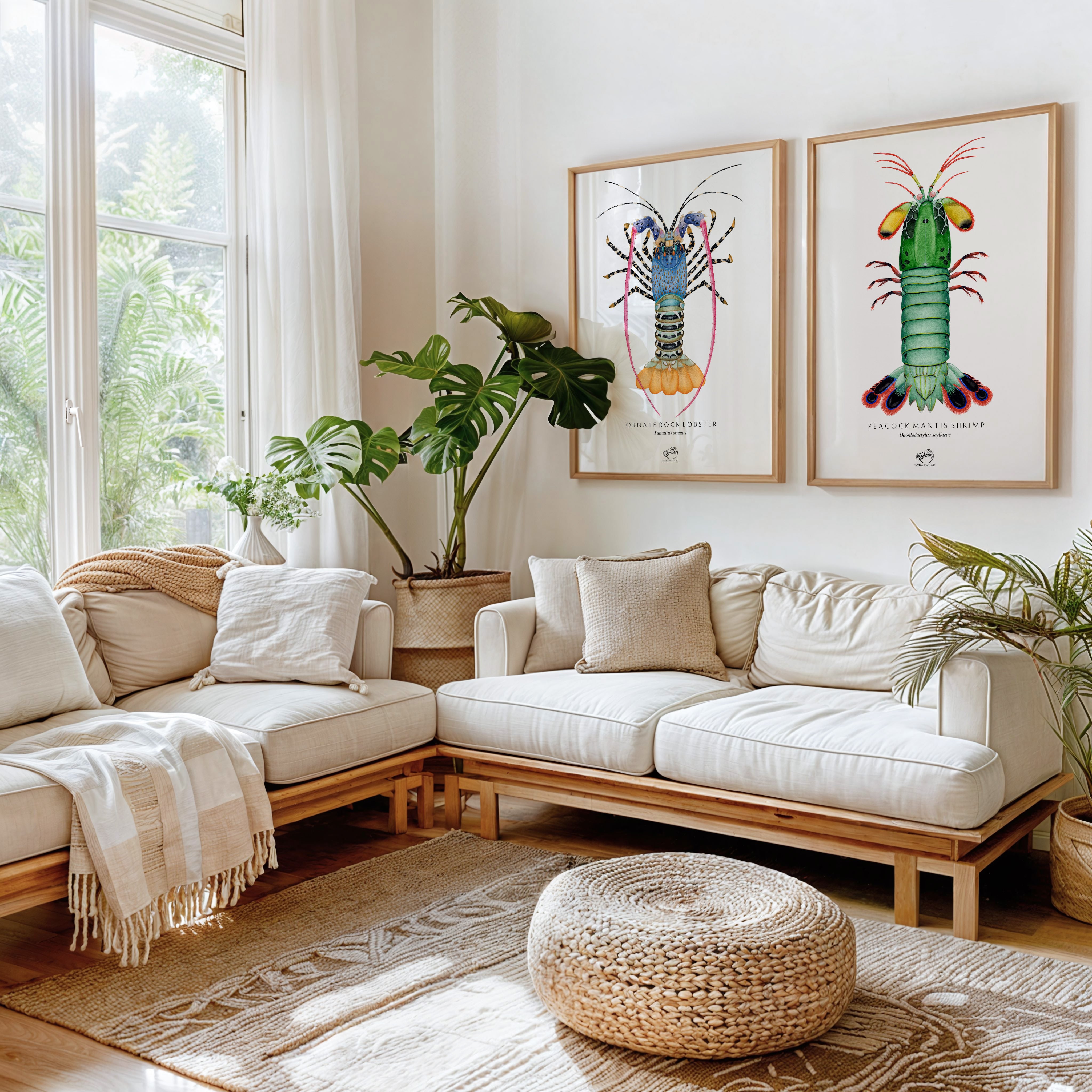 Peacock Mantis Shrimp Art Print