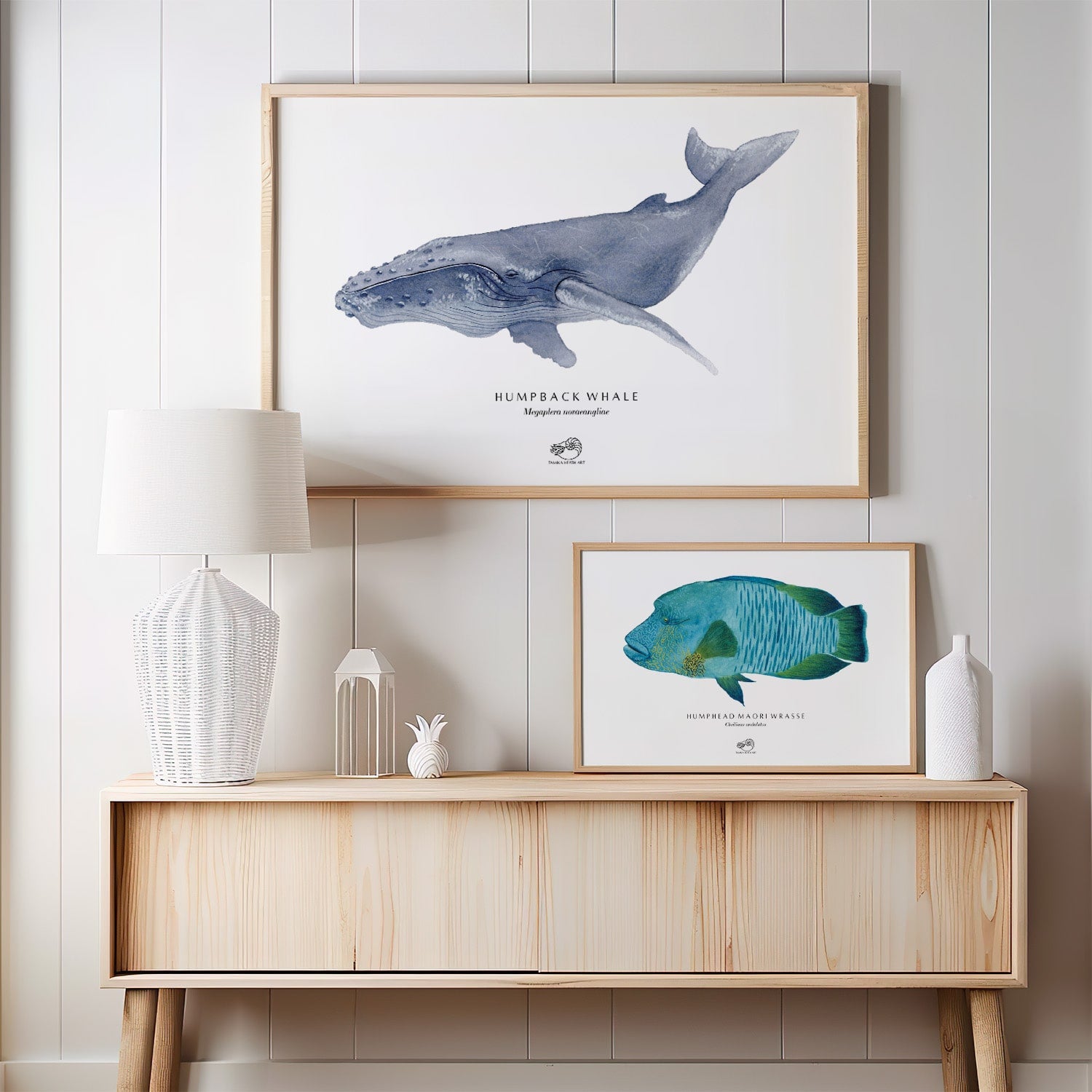 Humphead Maori Wrasse Art Print