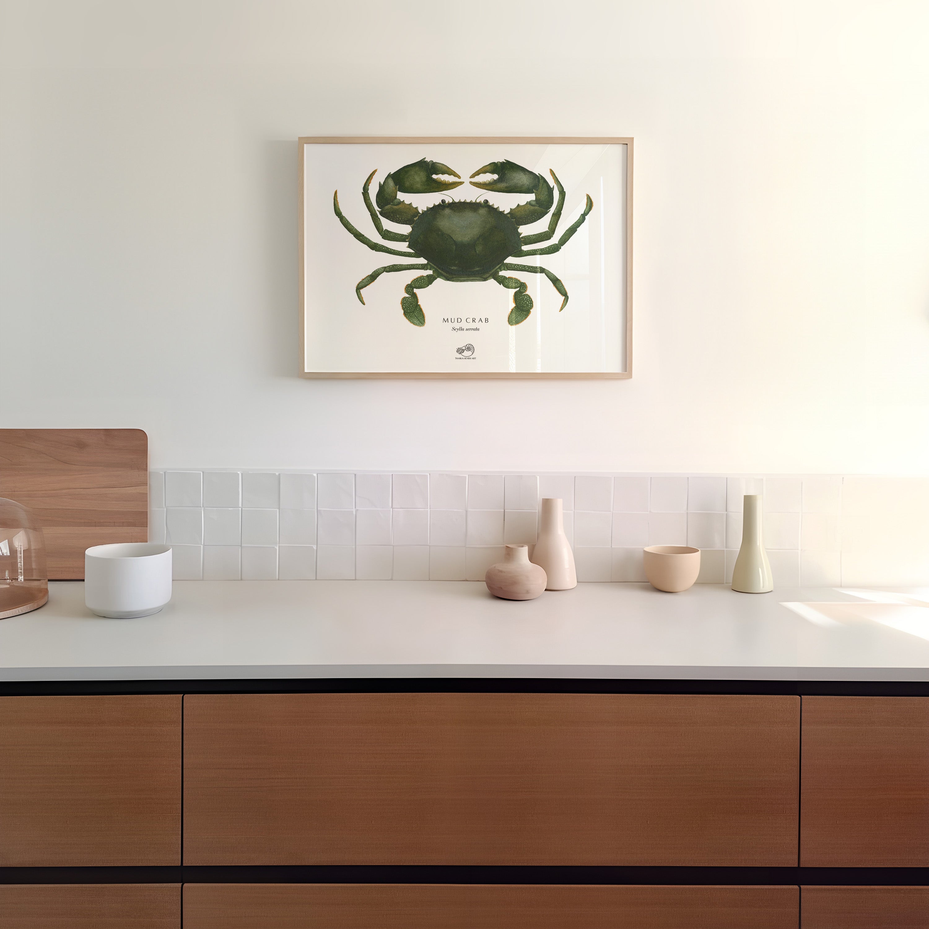 Mud Crab Art Print