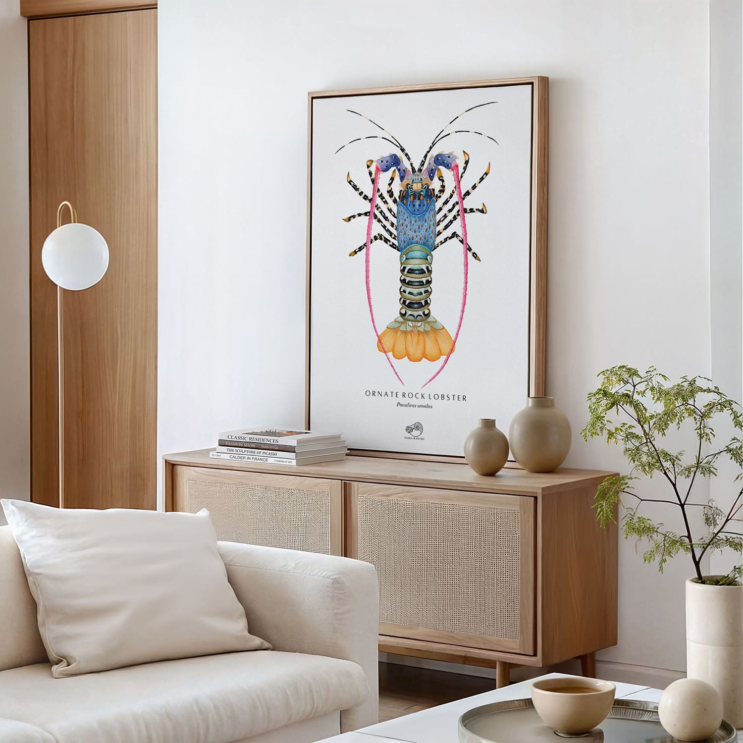 Ornate Rock Lobster Canvas Print