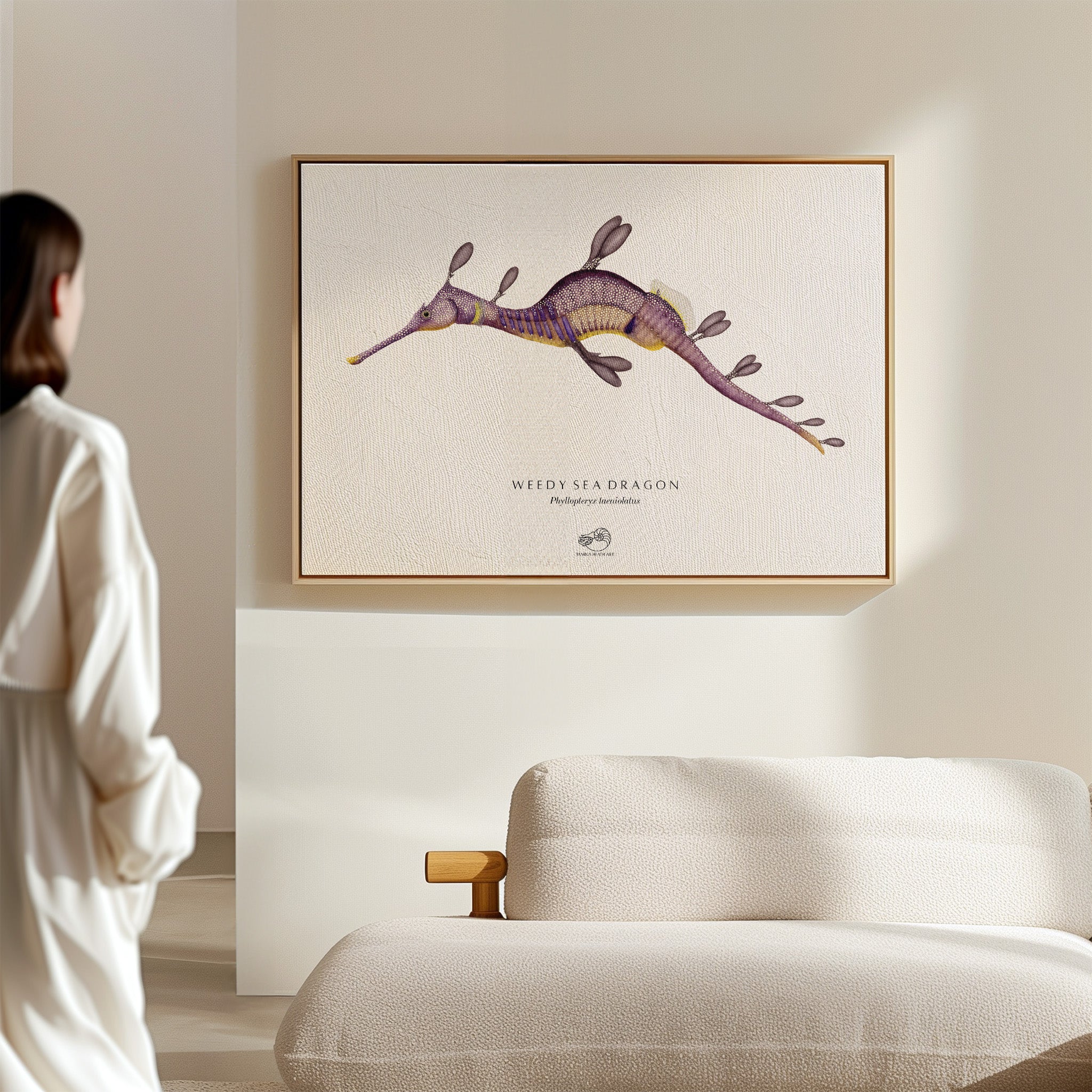 Weedy Sea Dragon Canvas Print